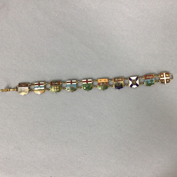 Vintage Canadian provinces bracelet - Picture 2 of 6